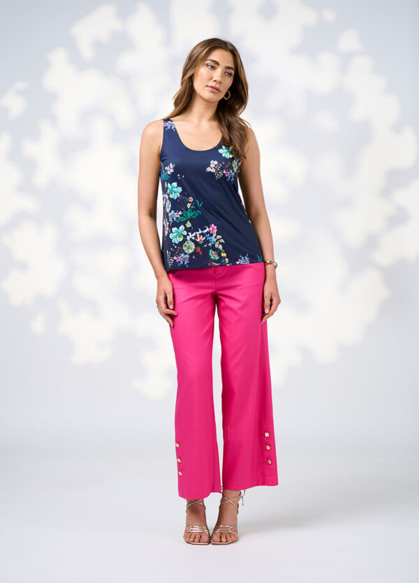 Loobie’s Story - La Boheme Top LS3008 - Indigo Multi - Image 4