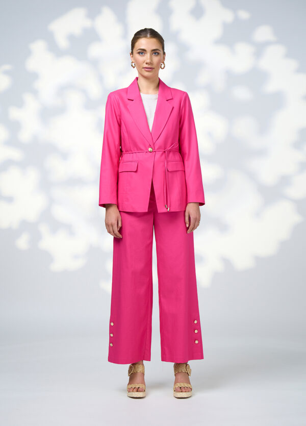 Loobie’s Story - Willa Blazer LS3018 -Fuschia - Image 2
