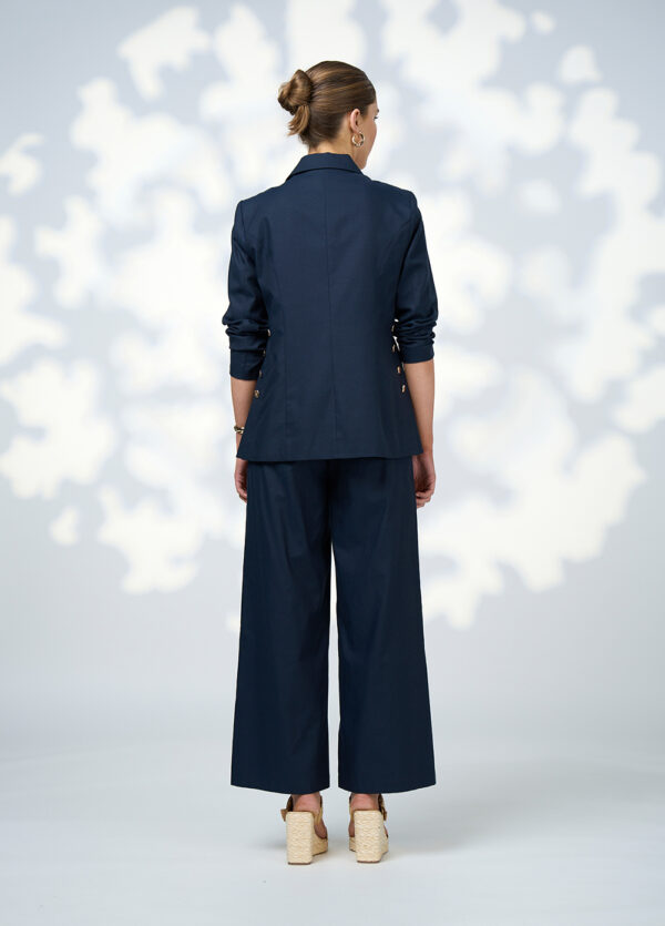 Loobie’s Story - Willa Blazer LS3018 -Indigo - Image 3