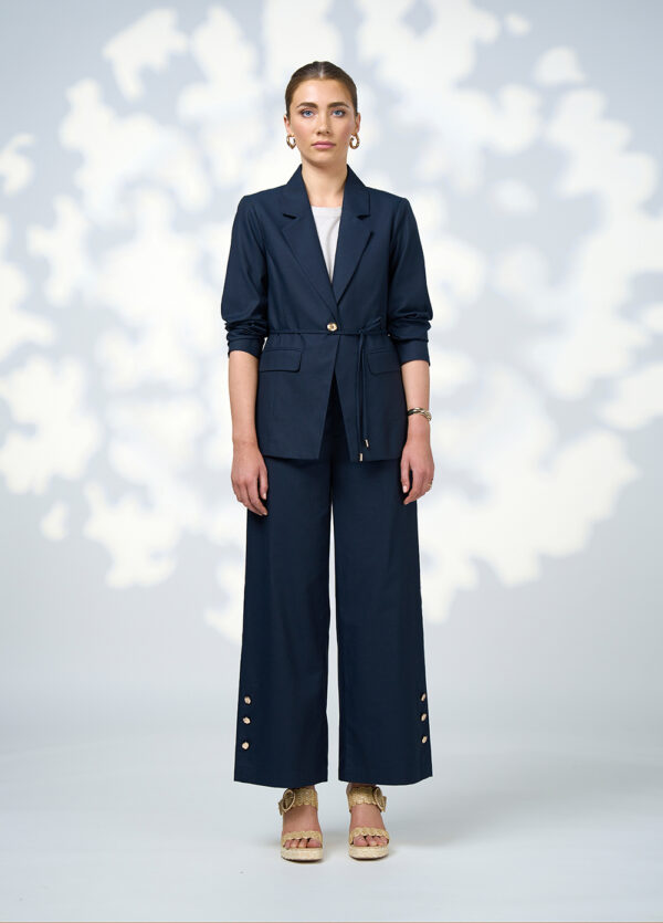 Loobie’s Story - Willa Blazer LS3018 -Indigo - Image 2