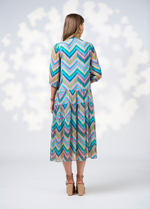 Loobie’s Story - Wanderlust Midi Dress LS3054W - Multi - Image 2