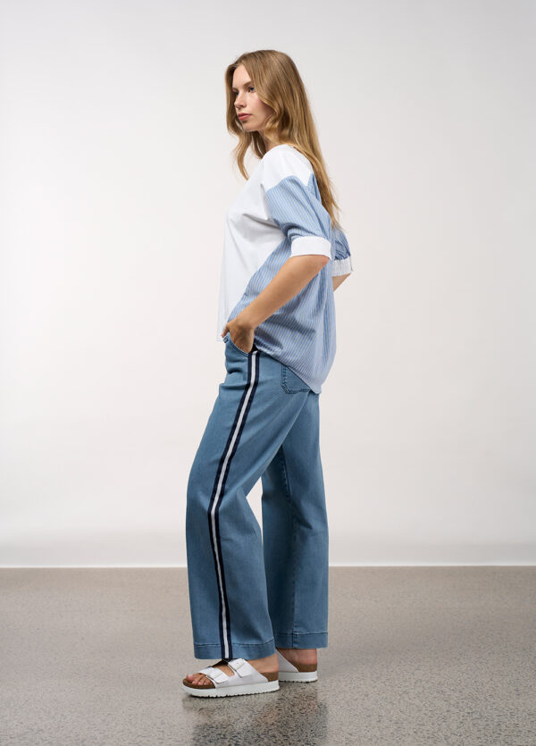 Madly Sweetly - Charli Pant MS1606 - Light Denim - Image 3