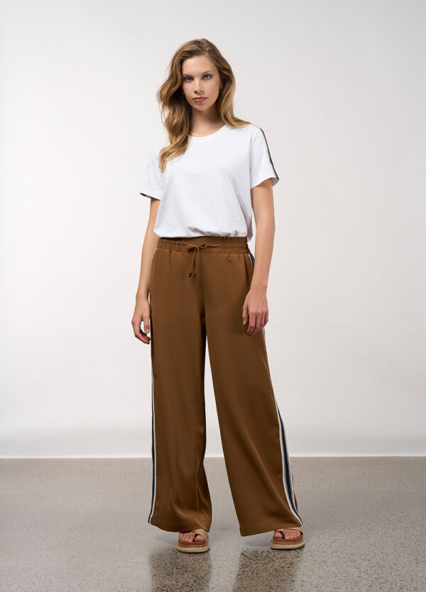 Madly Sweetly - Linear Tee MS1617 - White - Image 2