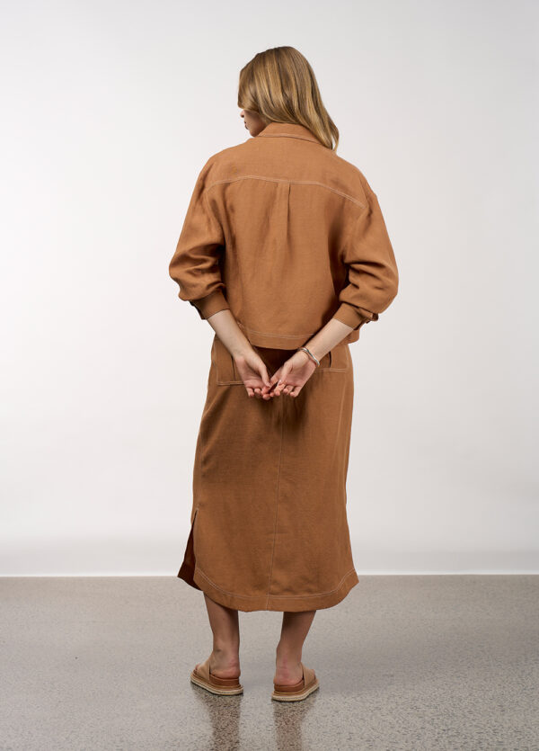 Madly Sweetly - Aspect Jacket MS1658 - Cinnamon - Image 4