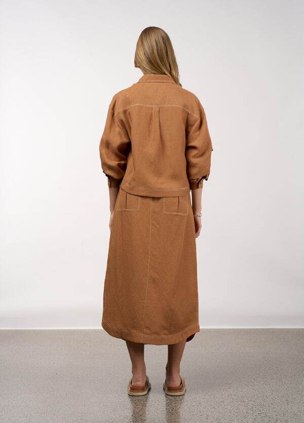Madly Sweetly - Aspect Jacket MS1658 - Cinnamon - Image 5