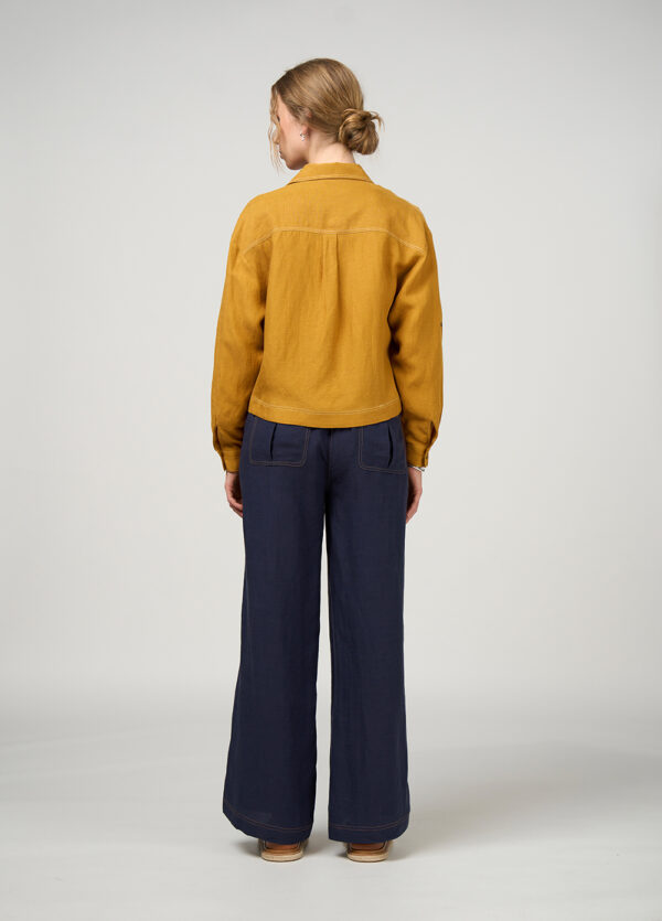 Madly Sweetly - Aspect Jacket MS1658 - Mustard - Image 2