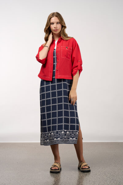 Madly Sweetly - Aspect Jacket MS1658 - Poppy