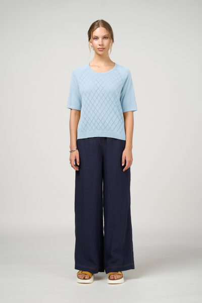 Madly Sweetly - Aero Tee MSk2551 - Ice Blue