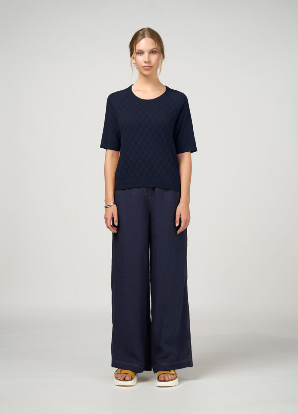 Madly Sweetly - Aero Tee MSk2551 - Navy