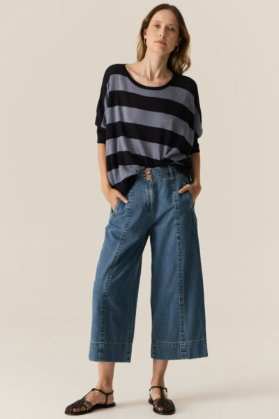 POL - Carsen Crop Pant PP5605 - Dark Denim