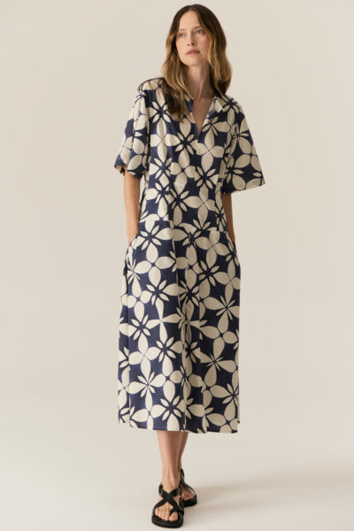 POL - Turin Dress PP5609 - Blue Print