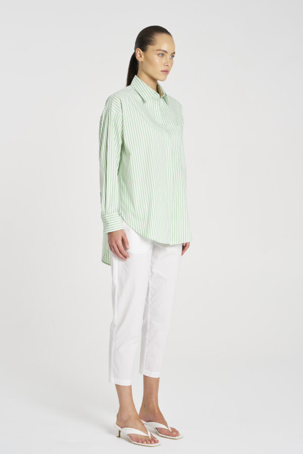 Mela Purdie - Relaxed Pocket Shirt F731 8101 - Miami/White - Image 4