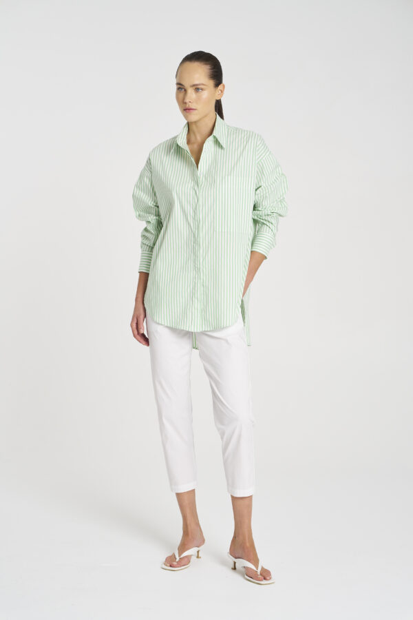Mela Purdie - Relaxed Pocket Shirt F731 8101 - Miami/White - Image 5