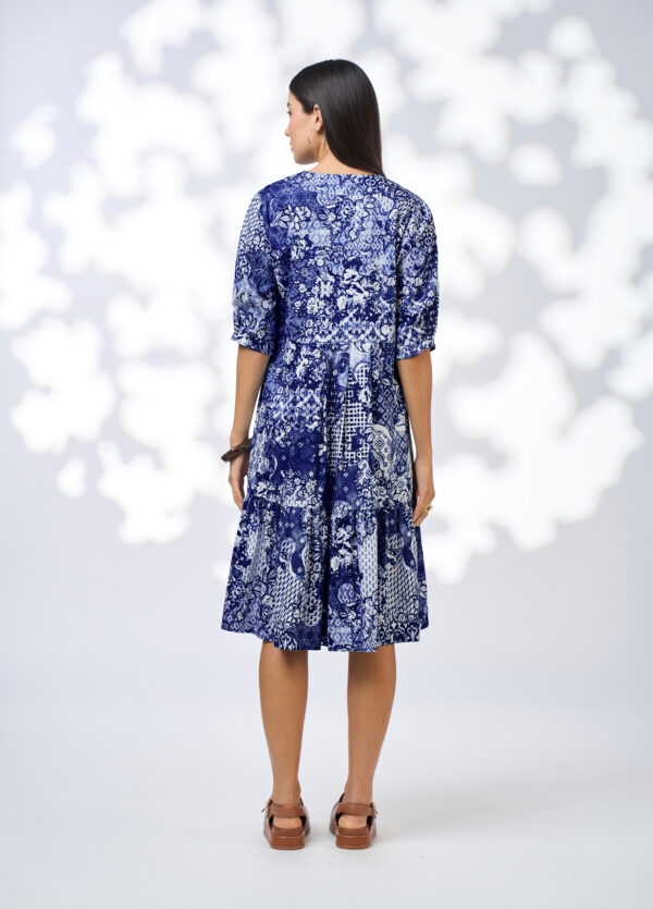 Loobie’s Story - Isla Dress LS3105 - Cobalt Multi - Image 2