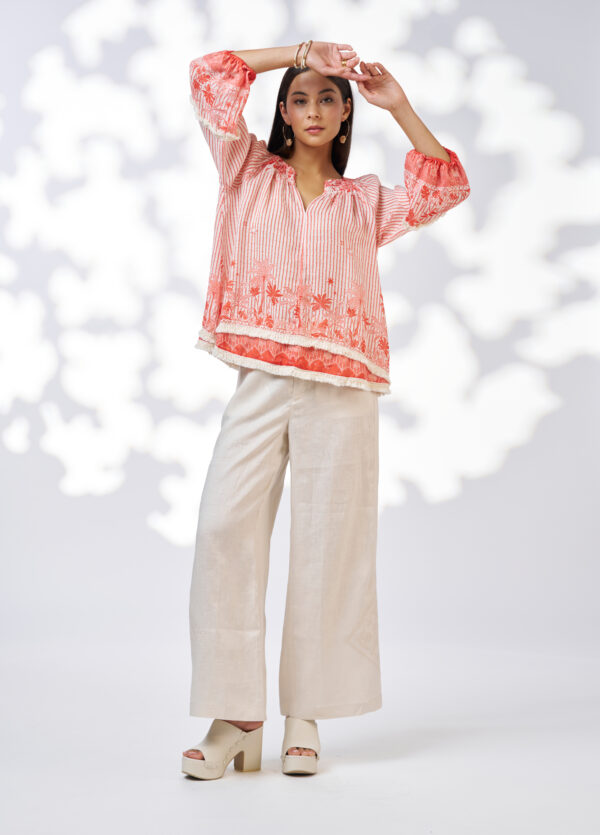 Loobie’s Story - Xanthe Top LS3107X - Burnt Orange - Image 2