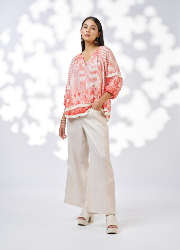 Loobie’s Story - Xanthe Top LS3107X - Burnt Orange