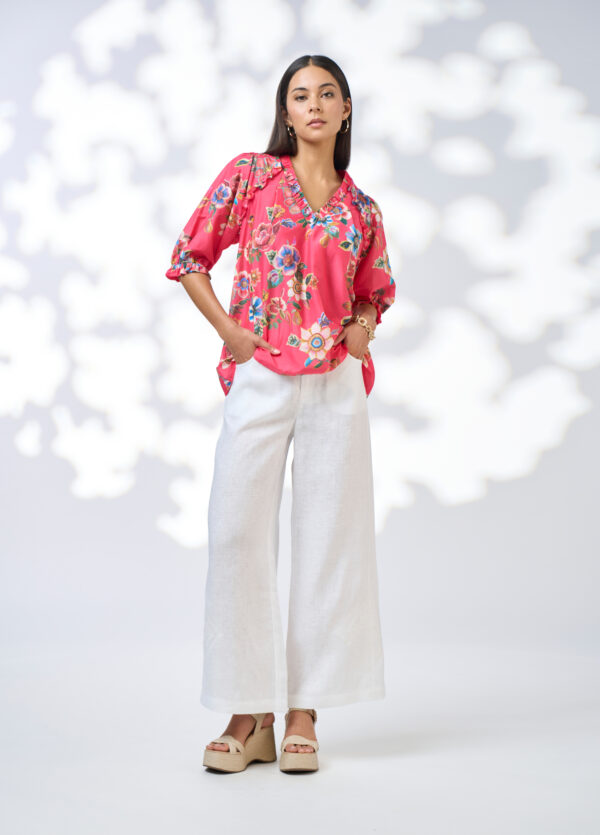 Loobie’s Story - Zinnia Top LS3113Z - Rouge Multi - Image 2