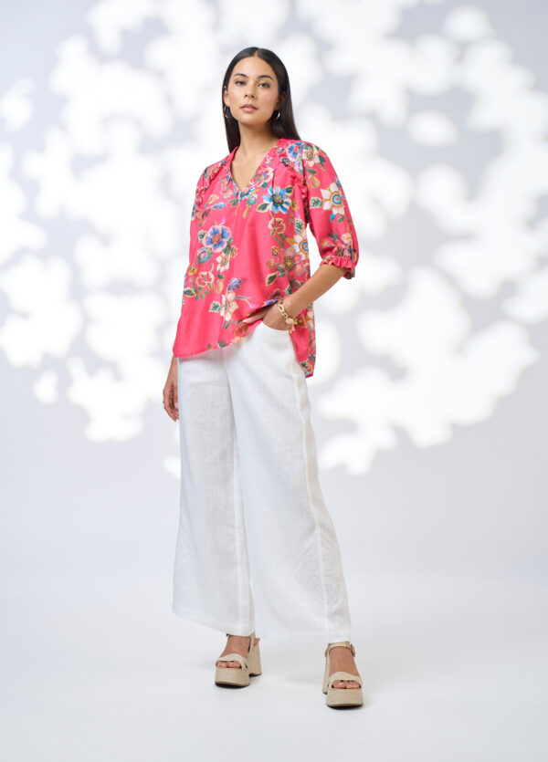 Loobie’s Story - Zinnia Top LS3113Z - Rouge Multi - Image 3
