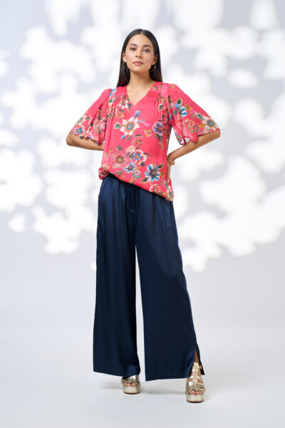 Loobie’s Story - Zinnia Blouse LS3114Z - Rouge Multi