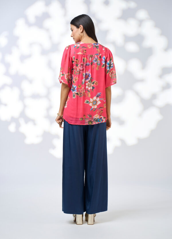 Loobie’s Story - Zinnia Blouse LS3114Z - Rouge Multi - Image 3