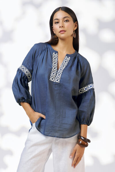 Loobie’s Story - Maya Top LS3176 - Denim
