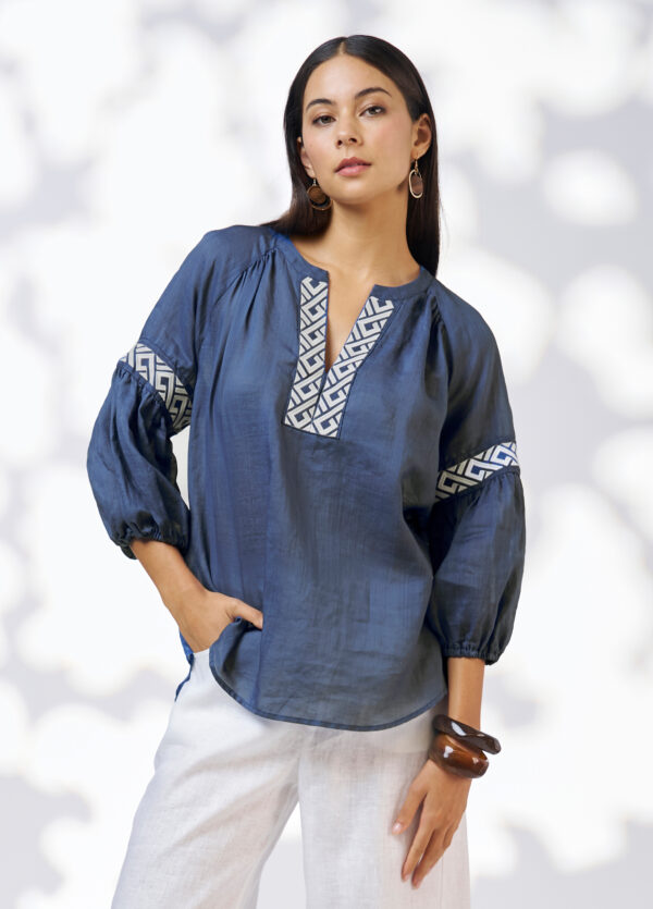 Loobie’s Story - Maya Top LS3176 - Denim