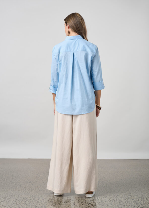 Madly Sweetly - Breeze Shirt MS1717PL - Ice Blue - Image 4