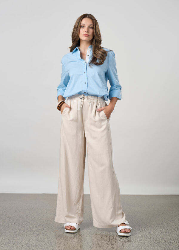 Madly Sweetly - Breeze Shirt MS1717PL - Ice Blue - Image 2