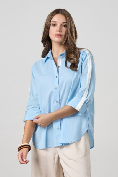 Madly Sweetly - Breeze Shirt MS1717PL - Ice Blue