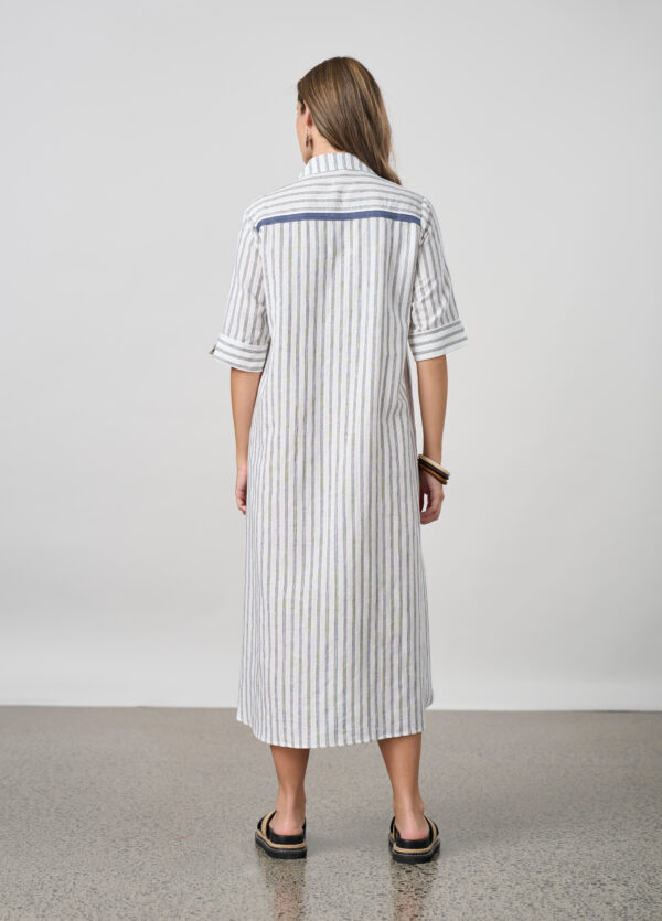 Madly Sweetly - Interval Shirt Dress MS1725 - White - Image 3