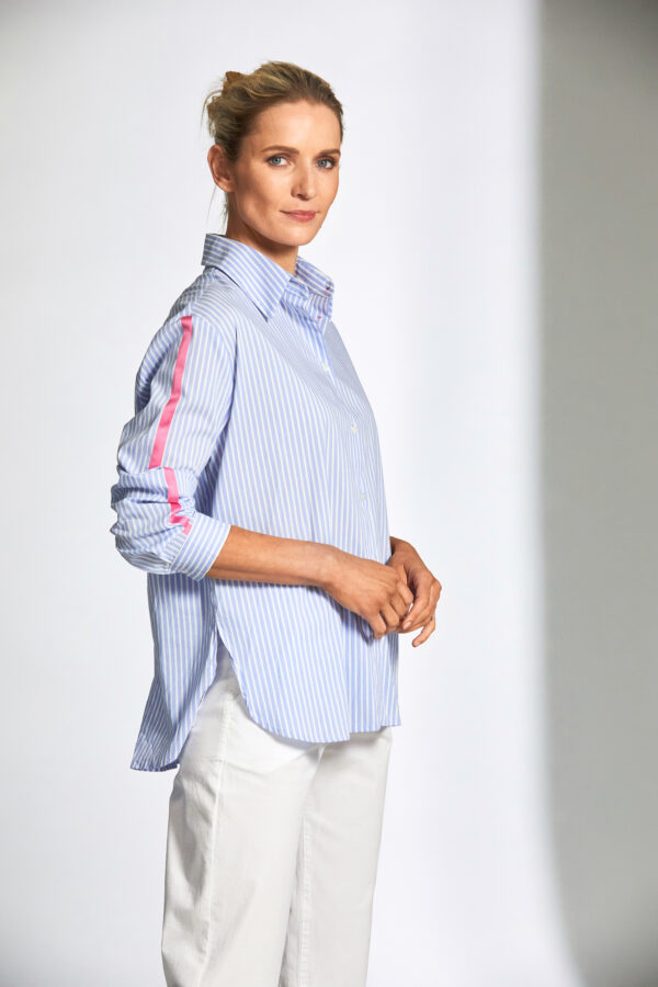 Peruzzi - Stripe Shirt S25120 - Blue/ white