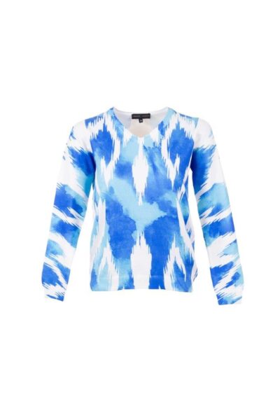 Peruzzi - Ikat Print Knit S25601 - Blue