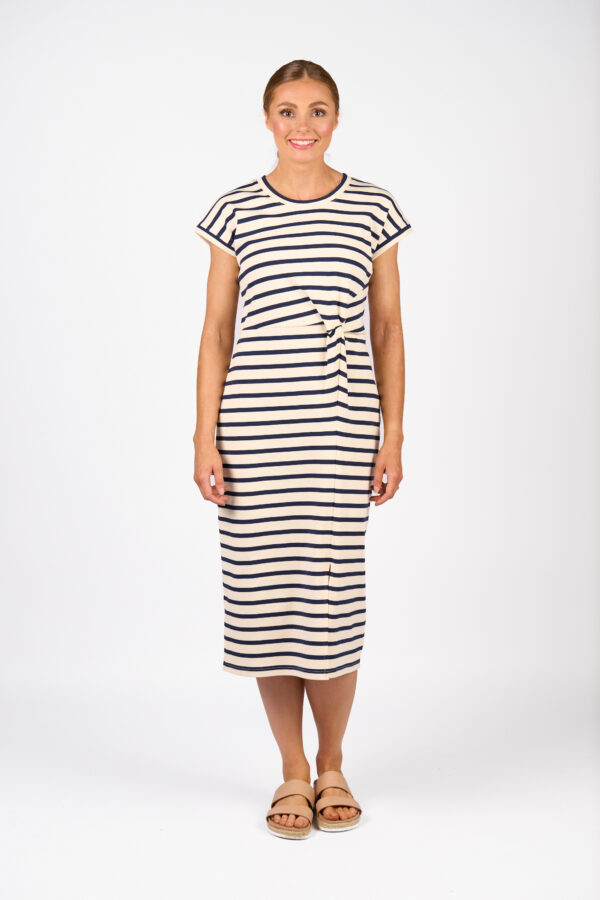 Knewe - Parker Dress K1047 - Cream/ Ink - Image 2