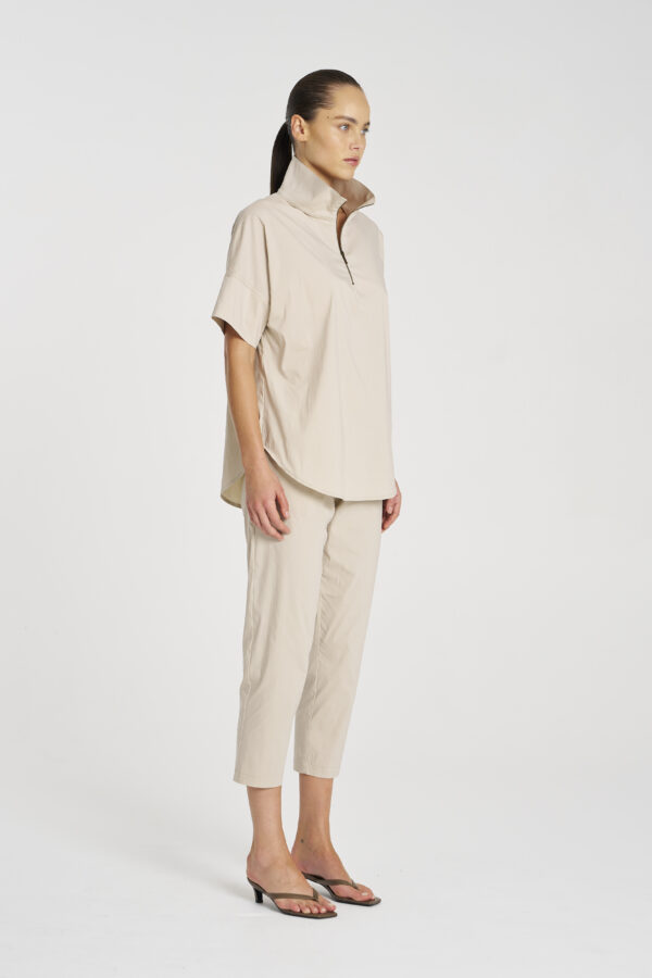Mela Purdie - Half Zip Shirt F65 8572 - Biscotti (Presale) - Image 3
