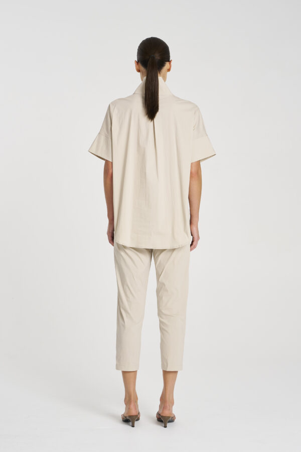 Mela Purdie - Half Zip Shirt F65 8572 - Biscotti (Presale) - Image 4