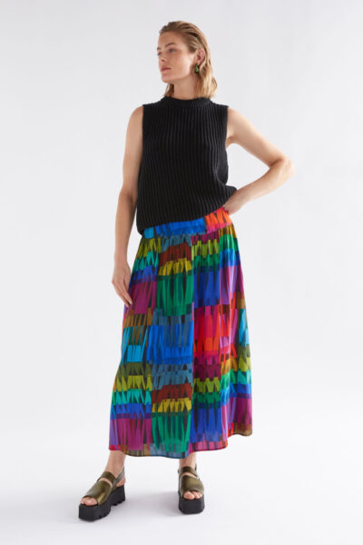 ELK- Reva Skirt - Lind Dark Print A1348W