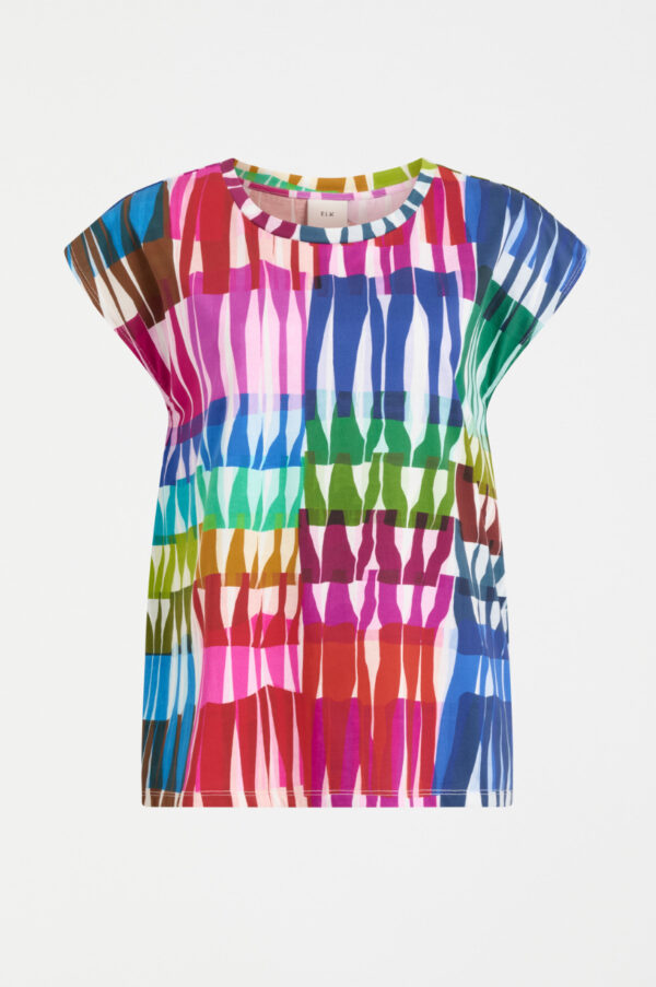 ELK- Anden Tee A1416M- Lind Light Print - Image 2