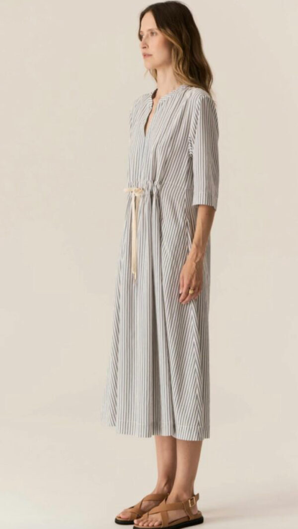 POL - Vera Shirt Dress PP5210 - Blue Stripe - Image 2