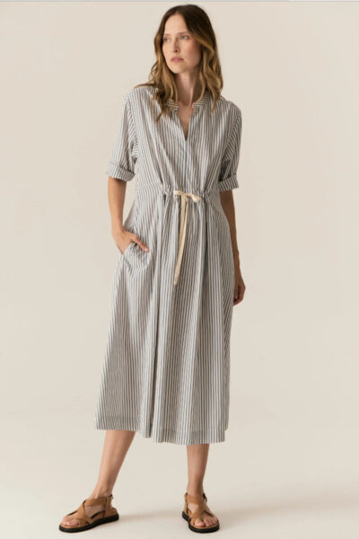 POL - Vera Shirt Dress PP5210 - Blue Stripe