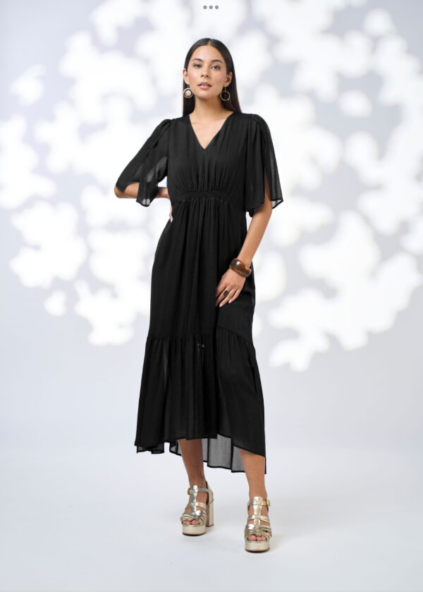 LOOBIES STORY-Zora Midi Dress- Black
