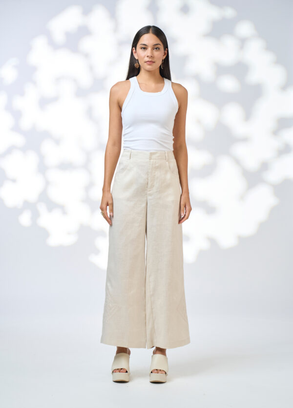 Loobie’s Story - Lia Pant LS3126 - Ecru - Image 3