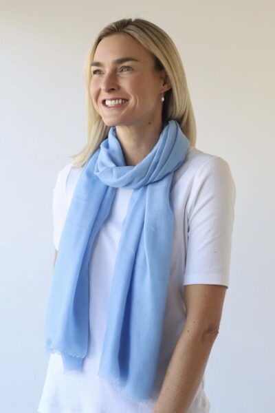 Archer -Plain Scarf -Baby Blue