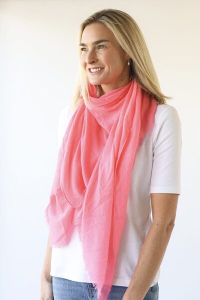 Archer -Plain Scarf -Coral Reef
