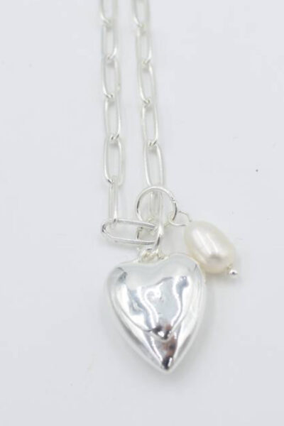 Framed Heart Necklace-PN192
