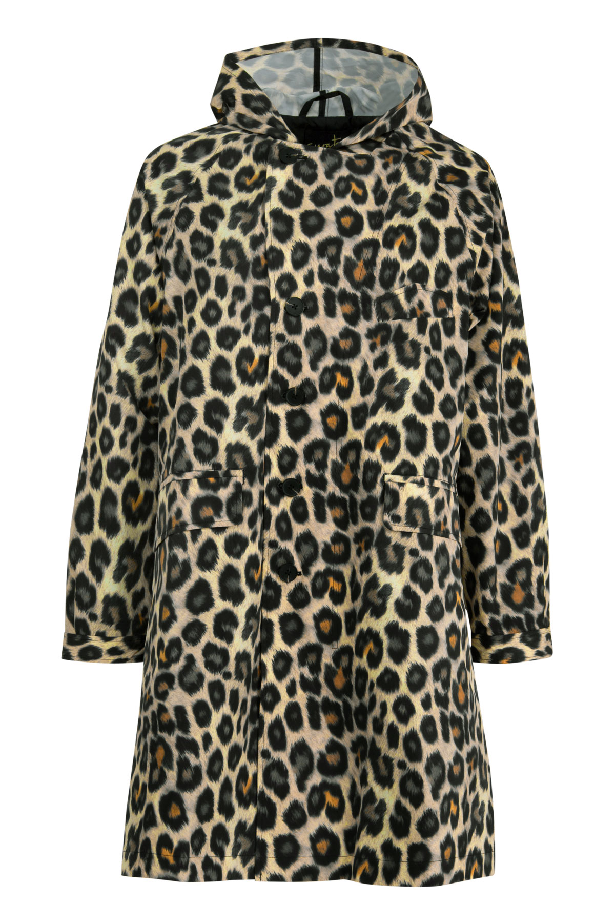 Curate – Glow With The Flow Raincoat – Leopard - Image 4