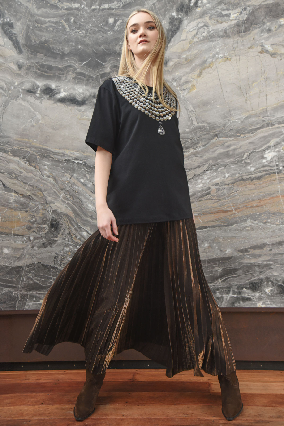 Curate – Forever Long Skirt – Brown