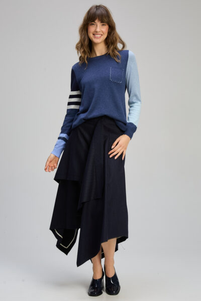 ZAKET and Plover – Pocket Detail Jumper ZP8124 – Denim