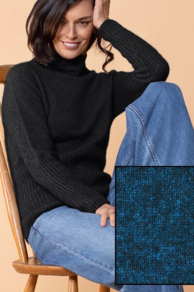 Noble Wilde - Rib Turtle Neck NW3063 - Tui