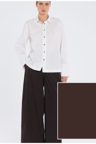 MELA PURDIE- Wide Cross Pant F65 1944 -Fudge (Presale)