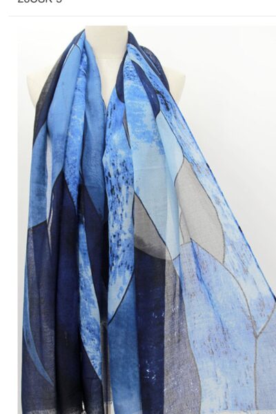 Frontline Scarf-Them blues Abstract Scarf -26CSK-5